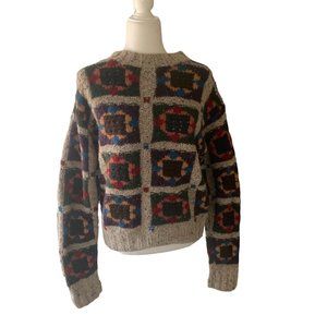 The Woolrich Woman Fair Isle Wool Sweater Pullover